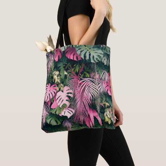 Tropische Hintergrundstrukturen Tasche (Von Nahem)