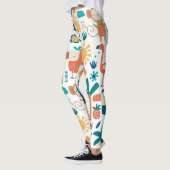 Tropische Hinterhofkunst Leggings (Links)