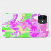 Tropische Hitzewelle Neon Hawaiian Palmen Case-Mate iPhone Hülle (Rückseite (Horizontal))