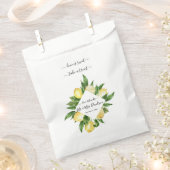 Tropische Hochzeit der mediterranen Wasserfarbe Le Geschenktütchen (Ausgeschnitten)