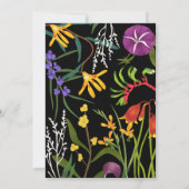 Tropische Hochzeit Einladung (Rückseite)