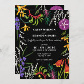 Tropische Hochzeit Einladung (Vorne/Hinten)