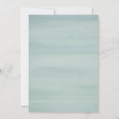 Tropische Hochzeit im Paradies Einladung (Rückseite)