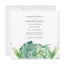 Tropische Hochzeit in Urlaubsort