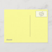 Tropische Hochzeit in Urlaubsort Save the Date Ankündigungspostkarte (Rückseite)