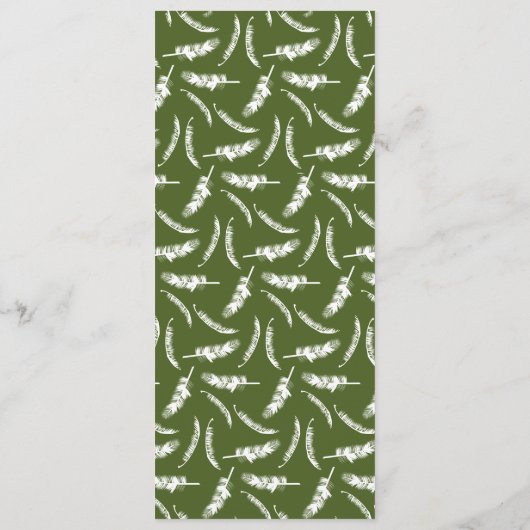 Tropische Hochzeit in Urlaubsort von Knotted Palm Programm (Rückseite)