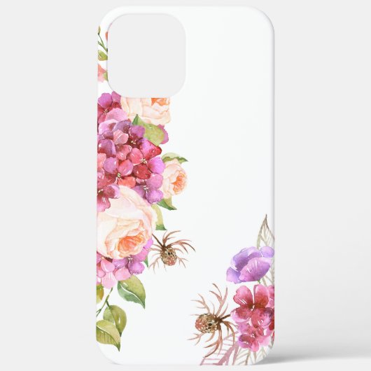 Tropische Hochzeit iPhone Case mit Blume (Rückseite)