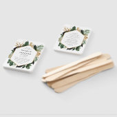 Tropische Hochzeit mit gestrichenem Blattwerk Fächer (Non-assembled)