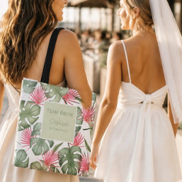 Tropische Hochzeit Personalisiert Tote Tasche