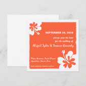 Tropische Hochzeit - Save the Date (Vorne/Hinten)