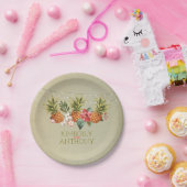 Tropische Hochzeit von Ananas Pappteller (Party)