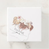 Tropische Hochzeit von getrockneten Palmen Geschenkanhänger (Beispiel)