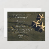 Tropische Hochzeiten oder Party Einladung (Vorne/Hinten)