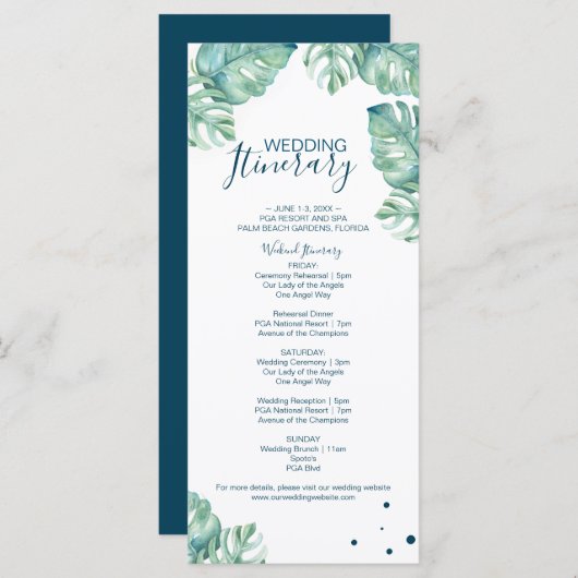 Tropische Hochzeitreise (Vorne/Hinten)