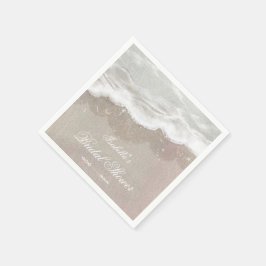Tropische Hochzeitsdusche mit Seesternen und Musch Serviette