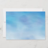 Tropische Hochzeitseinladung (Aquarell) Einladung (Rückseite)