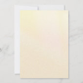 Tropische Hochzeitseinladung zum Paradies Einladung (Rückseite)