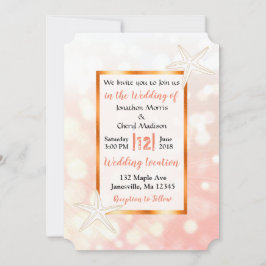 Tropische Hochzeitseinladungen für Korallenfische Einladung