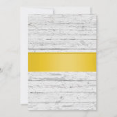 Tropische Hochzeitshawaiianische Plumeria-Blume Ho Einladung (Rückseite)