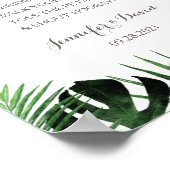 Tropische Hochzeitshöfe sendet Poster ab (Ecke)