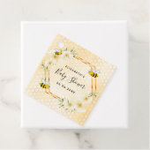 Tropische Hummelflora Babydusche Geschenkanhänger (Beispiel)