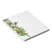 Tropische Hummingbird Orchid-Blume Notepad Notizblock (angewinkelt)