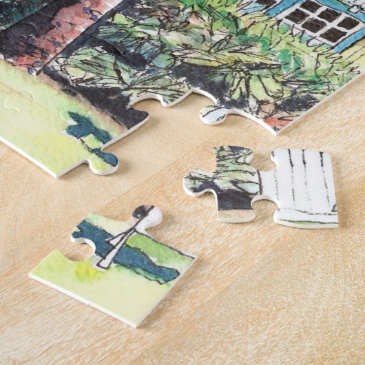 Tropische Hütte der Kauai-Puzzles Puzzle (Seite)