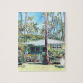 Tropische Hütte der Kauai-Puzzles Puzzle (Vertikal)