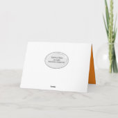 Tropische Hütte Karte (Rückseite)