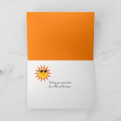 Tropische Hütte Karte (Innenseite)