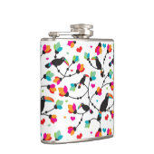 tropische Illustration des niedlichen toucan Flachmann (Rechts)