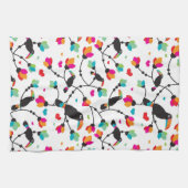 tropische Illustration des niedlichen toucan Geschirrtuch (Horizontal)