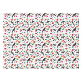 tropische Illustration des niedlichen toucan Tischdecke (Vorderseite (Horizontal))