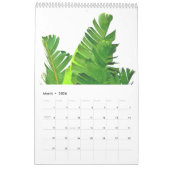Tropische Illustration Kalender (Mär 2026)