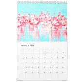 Tropische Illustration Kalender (Jan 2026)