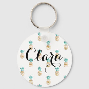 Tropische Imitate im Sommer Ananas Schlüsselanhänger