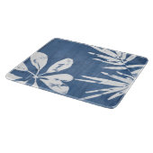 Tropische Indigo-Eindrücke - tropisches Grün Schneidebrett (Ecke)