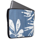 Tropische Indigoimpressionen - tropische Vegetatio Laptopschutzhülle (Vorne Rechts)