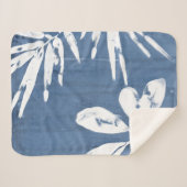 Tropische Indigoimpressionen - tropische Vegetatio Sherpadecke (Vorderseite (Horizontal))