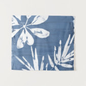 Tropische Indigoimpressionen - tropische Vegetatio Wandteppich (Vorderseite (Horizontal))