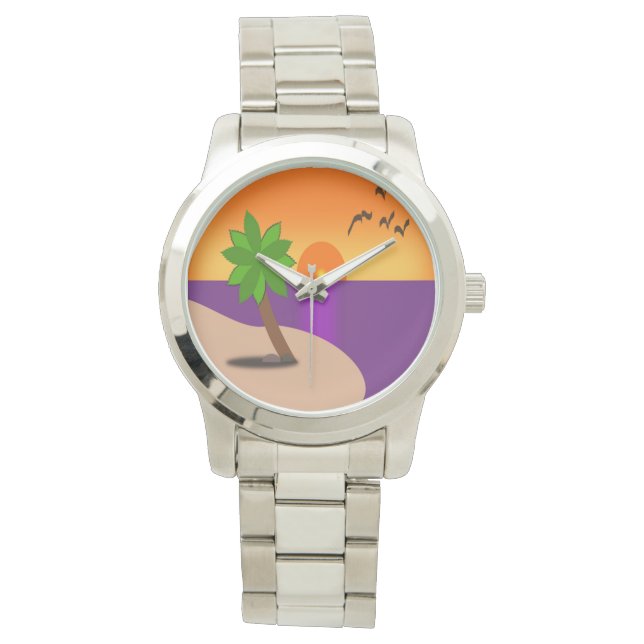 TROPISCHE INSEL ARMBANDUHR (Vorderseite)