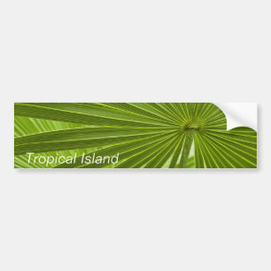Tropische Insel Autoaufkleber