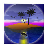 TROPISCHE INSEL FLIESE (Vorderseite)