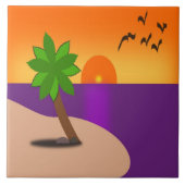 TROPISCHE INSEL FLIESE (Vorderseite)