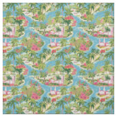 Tropische Insel Flüsse Stoff (Muster)