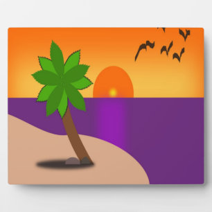 TROPISCHE INSEL FOTOPLATTE