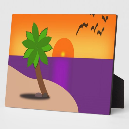 TROPISCHE INSEL FOTOPLATTE (Seite)