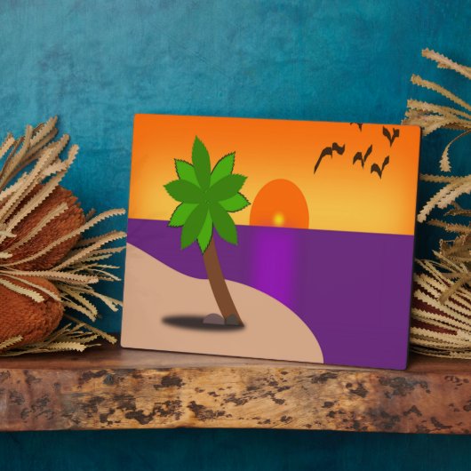 TROPISCHE INSEL FOTOPLATTE (Seite)