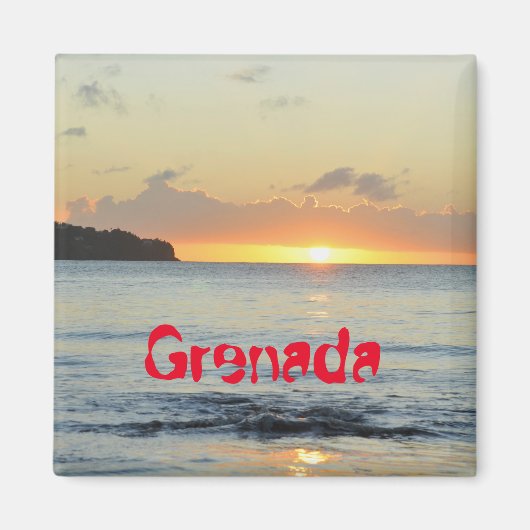 Tropische Insel Grenada Magnet (Vorne)