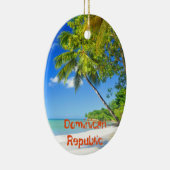 Tropische Insel in der Dominikanischen Republik Keramikornament (Rechts)